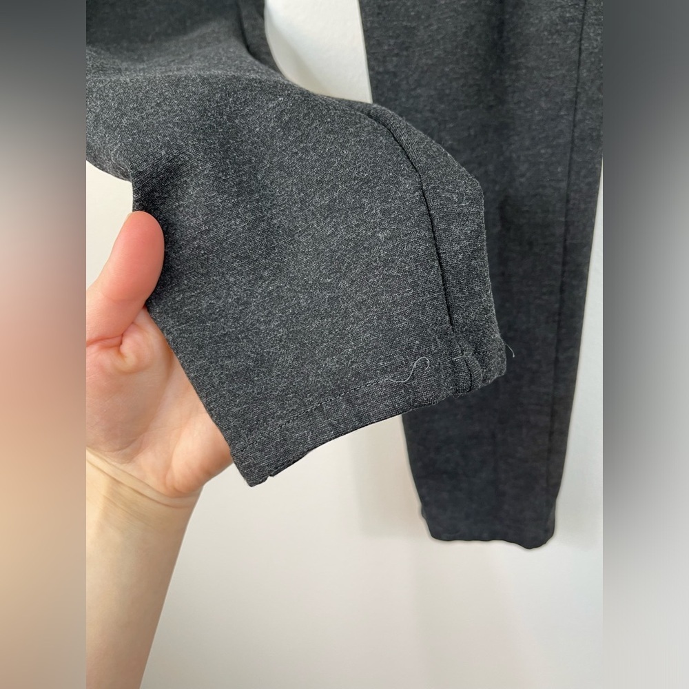 J. Crew Pixie Pant Ponte Knit Seam Stretch Tapered Legging Charcoal Gray 4R - Picture 6 of 16